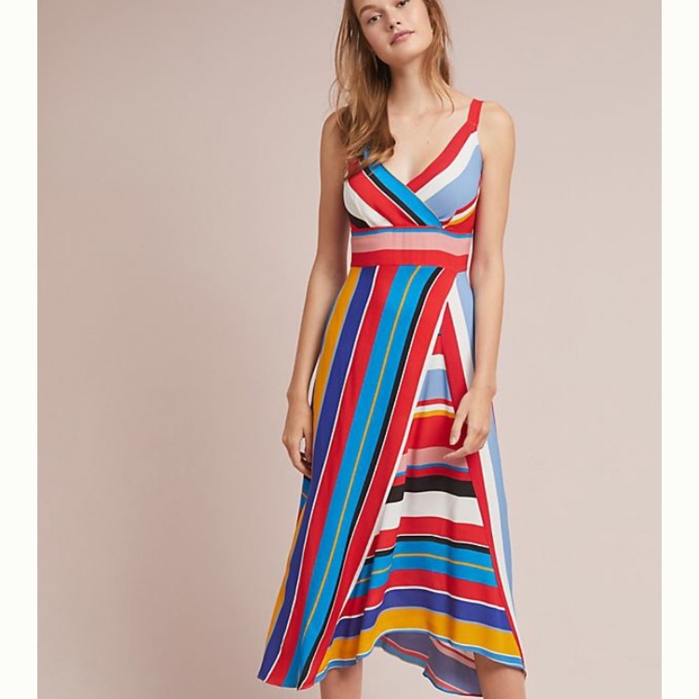 Tracy Reese x Anthropologie Striped Dress